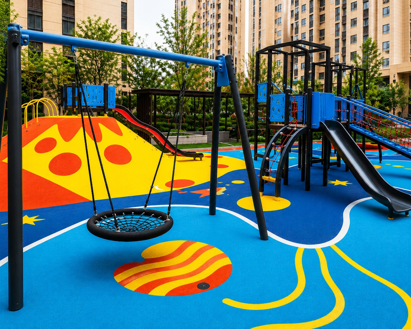 Premium EPDM Rubber Safety Flooring